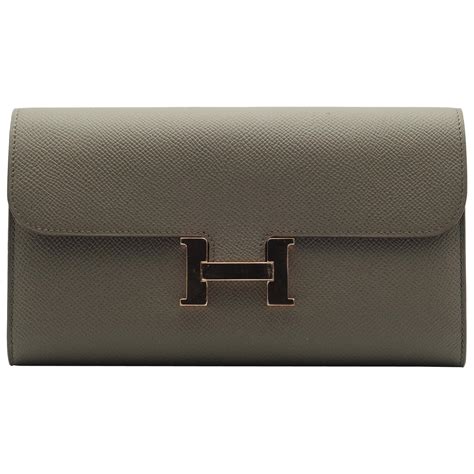 hermes constance black silver|hermes constance wallet for sale.